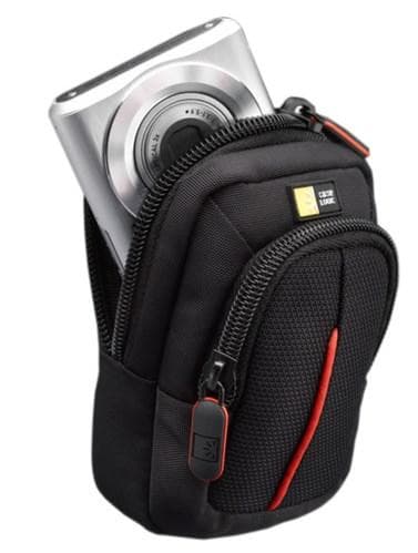 Case Logic Compact -kamerakotelo, jossa säilytystila DCB-302 - Kotelo kameralle - nylon, polyesteri - musta