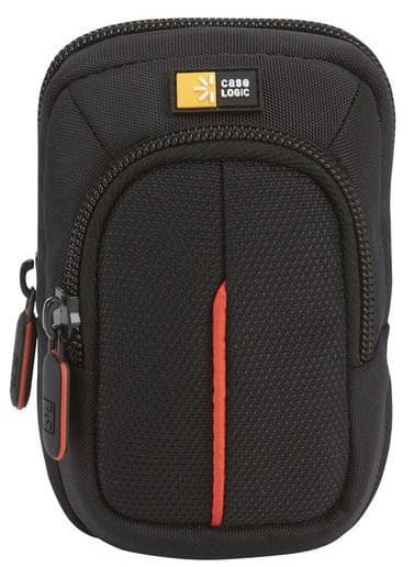 Case Logic Compact -kamerakotelo, jossa säilytystila DCB-302 - Kotelo kameralle - nylon, polyesteri - musta