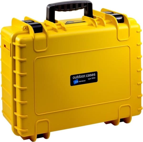 B&W International Type 5000 Outdoor Case inkl. skum - gul