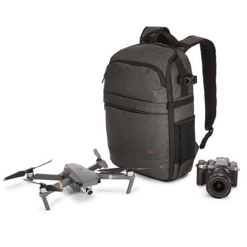 Case Logic Era - Rygsæk til kamera/drone - Polyester, blandet stof - Grå, Sort - 33,00 cm (13")