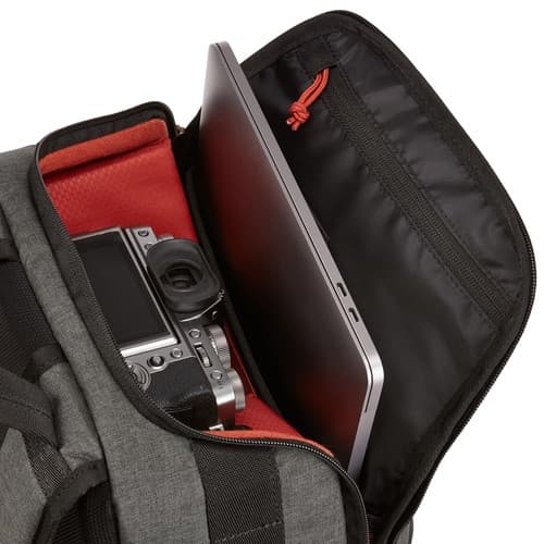 Case Logic Era - Rygsæk til kamera/drone - Polyester, blandet stof - Grå, Sort - 33,00 cm (13")