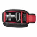Miniatyrbild 3 av 4: Fodral - omslag - fotofodral - Vit diamantoptik - 00185083 - Hama Samara 100 Kameraväska Svart