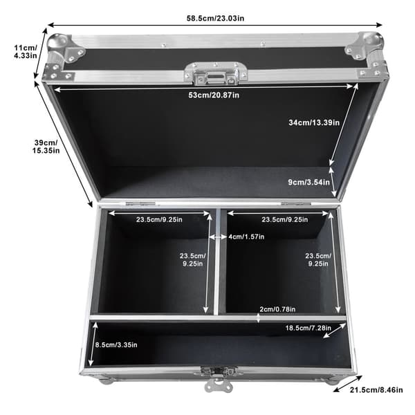 Fieryzeal Flightcase, Tilpasset Luftfartssag, Forbedret Intern Beskyttelse, Nem Adgang