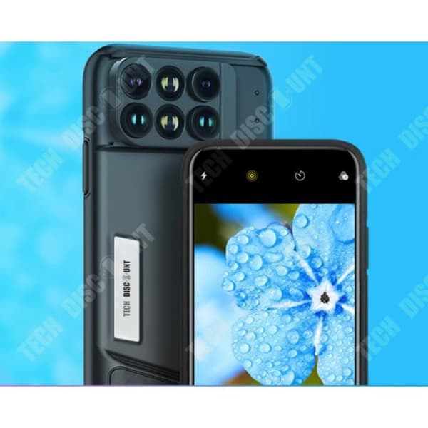 TD® iphone X-fodral ultratunt Apple SLR-kamera stötsäkert objektiv telefonfodral skyddande tillbehör dubbla lager skal