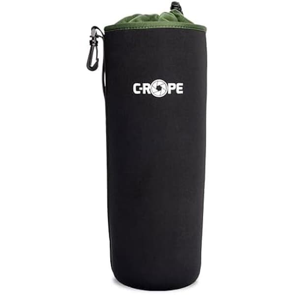 Objektivfodral - C-ROPE - Neopren med Fleecefoder - Optimal Skydd - Storlek XS till XXL