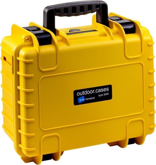 B&W International Type 3000 Outdoor Case sis. lokerot - keltainen