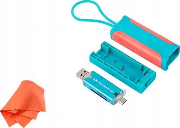 Coque - hölster - kamera etui - optik Jjc etui för minneskort MCR-STM5BP med USB 3.0 kortläsare