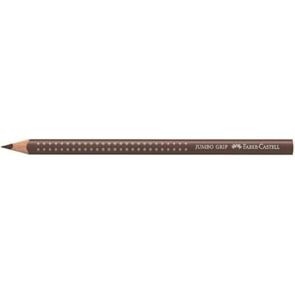 Färgpennor - FABER-CASTELL - Jumbo Grip 110976 - Brun - Ergonomisk - Akvarellbar