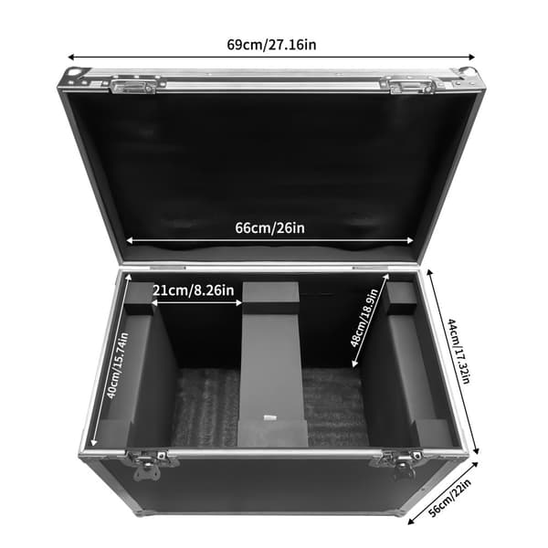 Beam Gobo Moving Head Light Case, Anpassad Flygplansdesign, Premium Dämpning, Bekväm Förvaring av Tillbehör