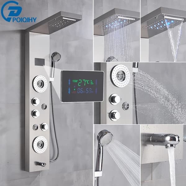 Brusepanel Tower, LED Brusesystem, SPA Massage