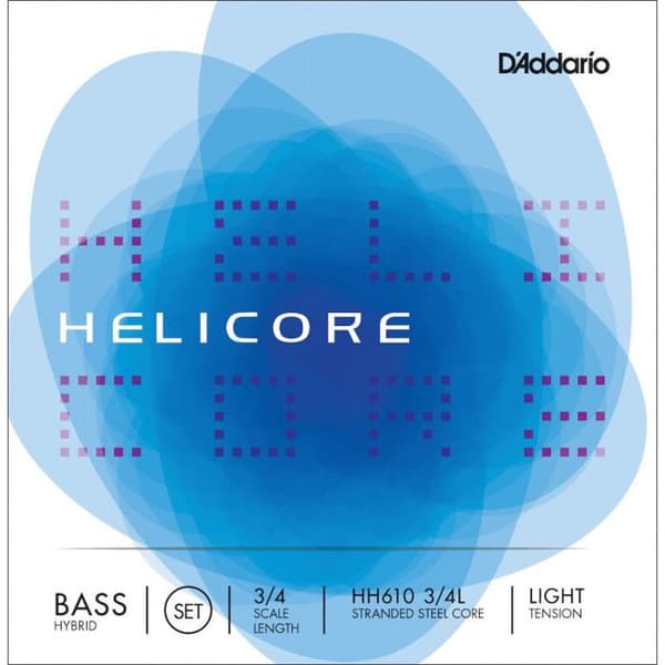 D'Addario HH610-3/4L Helicore 3/4 Hybrid Bas Strings Set