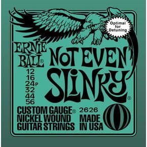 Cordar - Ernie Ball - 2626 Not Even Slinky Drop - Strängar 012-056 - Ideal för drop-stämningar