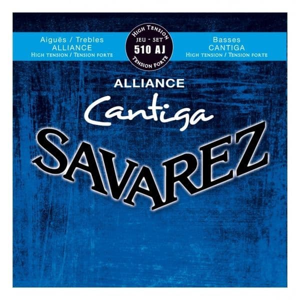 Strängset för klassisk gitarr - SAVAREZ - 510AJ - Alliance Cantiga - Högspänning