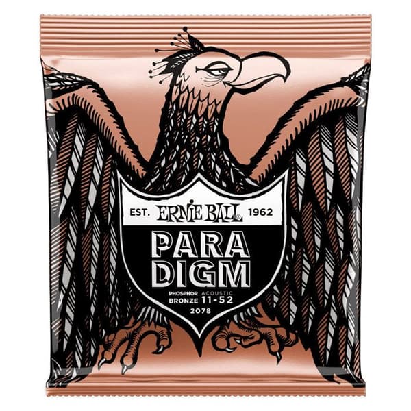Ernie Ball 2078 - Akustisk gitarrsträngsats - Paradigm Phosphore Bronze - Ljus 11-52