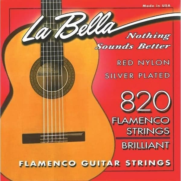 La Bella Strings Klassisk Gitarr Flamenco Set