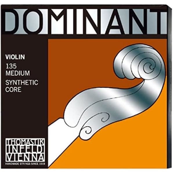 Musikinstrument Thomastik-Infeld 135 dominerande violinsträngar, komplett set, 135, 4-4, med aluminiumlindade halvklotformade