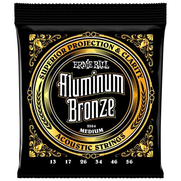 Ernie Ball 2564 Aluminium Brons Folkgitarrsträngar 13-56