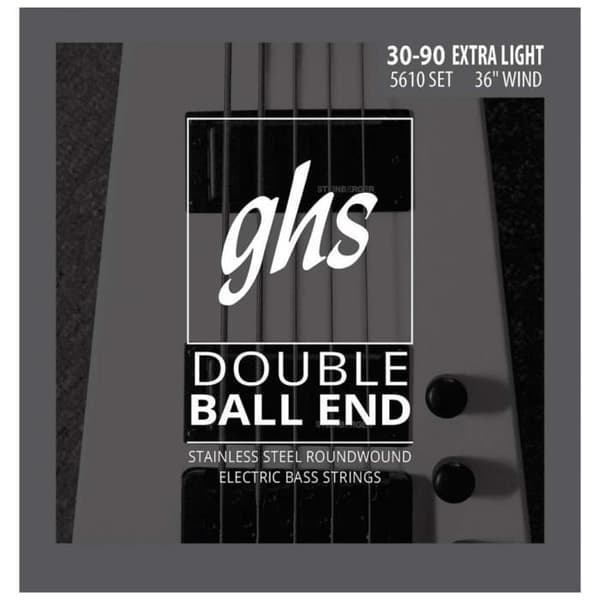 GHS 5610 - Double ball bas strängsats - Extra Light 30-90
