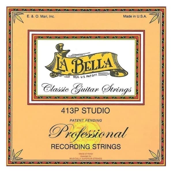 La Bella klassiska gitarrsträngar Professional Studio Naken Set