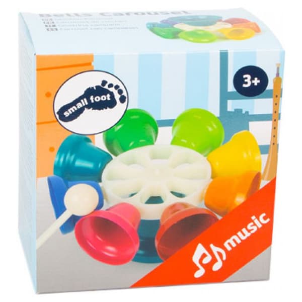Small Foot Belcarrousel junior 15 cm i stål