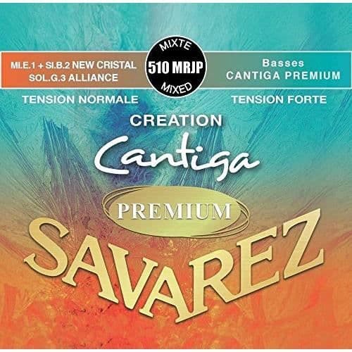 Creation Cantiga Premium klassiska gitarrsträngar blandade normal-högspänningsset 656323