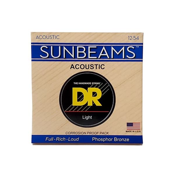 DR Strings Sunbeams RCA-12 Folk Gitarr Strings 12-54