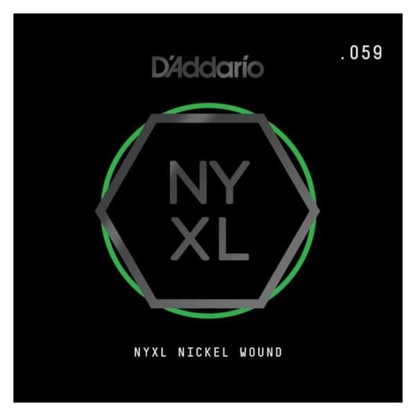 D'Addario NYNW059 Gauge .059 - Nickel Wound Retail String - Elgitarr