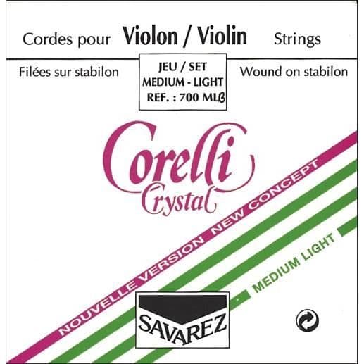 Corelli Violin Strings Crystal G Nylon/Silver…