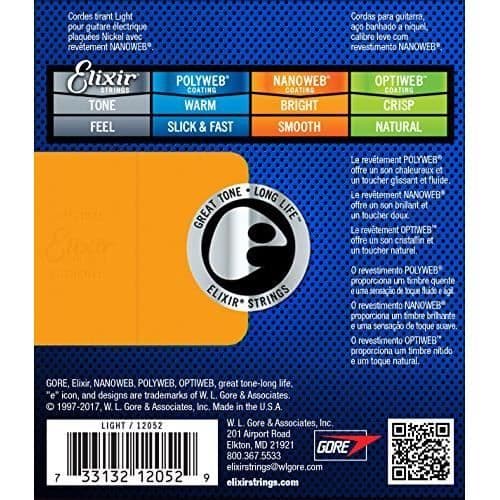 Elixir CEL 12052 Nanoweb elgitarrsträng L 10-46 12052