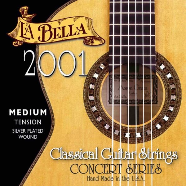 La Bella klassiska gitarrsträngar Professional Studio Medium