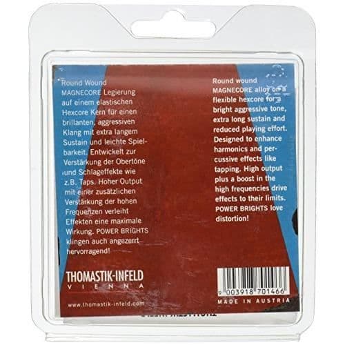 Thomastik elgitarrsträngar Power Brights Series Heavy Bottom Set RP111 Medium .011-.053w RP111