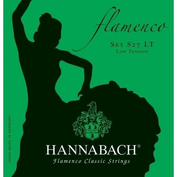 Klassiska gitarrsträngar Serie 827 Lågspänning Flamenco Classic Set med 3 basar