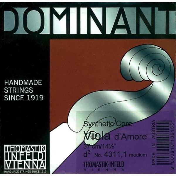 Viola d'amore stråkar Dominant D"