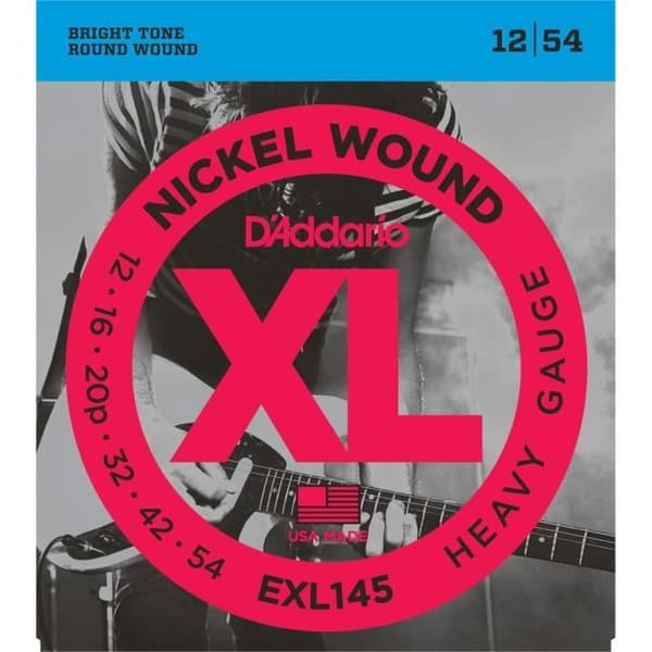 DADDARIO EXL145 Elgitarrsträngar - Tung - 12-16-20-32-42-54