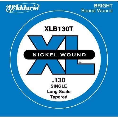 D'Addario enkelsträng med nickellindning för D'Addario XLB130T bas, lång sträng, .130, utan överdrag