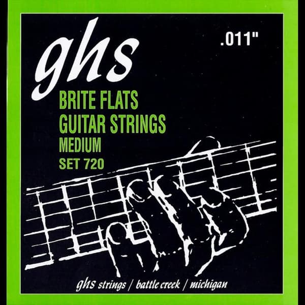 GHS 720 - Brite flats medium - elgitarrset