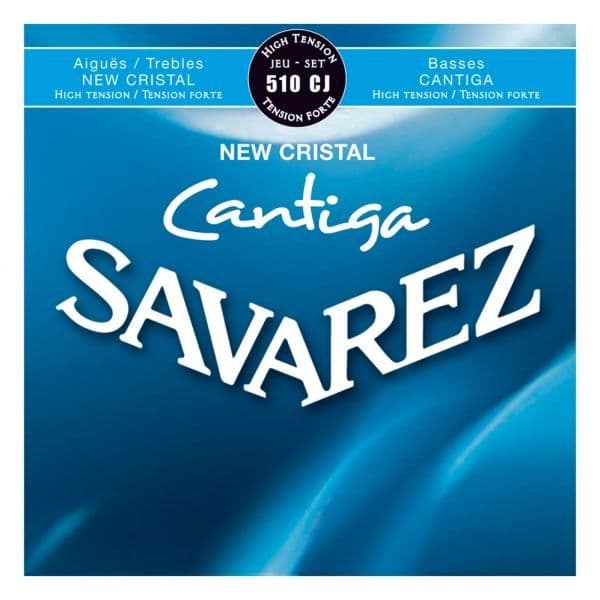 Klassiska gitarrsträngar - SAVAREZ - 510CJ - Ny cristal Cantiga - Hög spänning