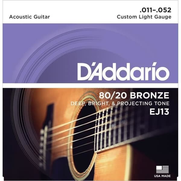 DADDARIO EJ13 Bronssträngset 80/20 - 11-52