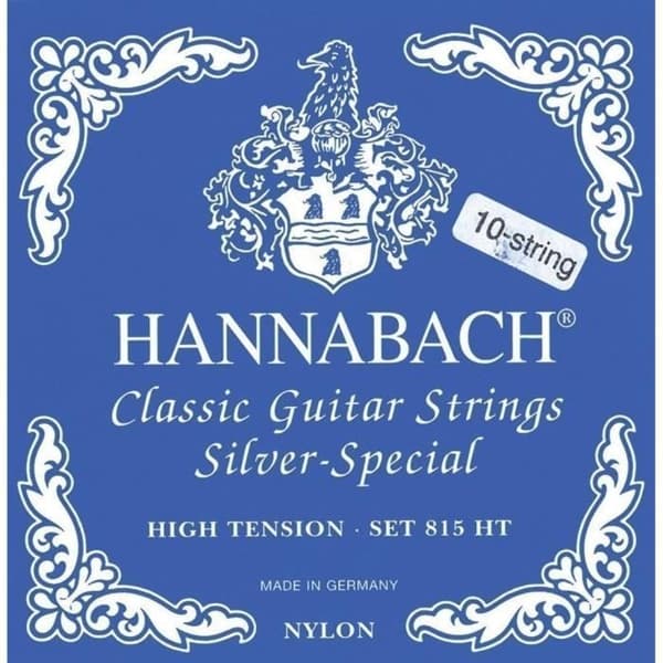 Klassiska gitarrsträngar 815-serien för 8-10 strängade gitarrer - High Tension Silver Special La-10