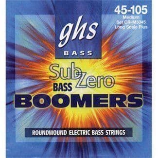 GHS Boomers Sub-Zero Stränguppsättning för bas Medium Light 45-105