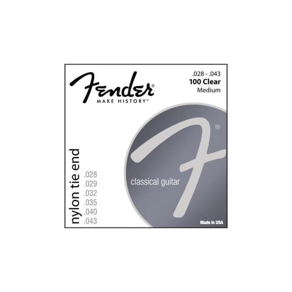 Fender 100 Medium Strängar för klassisk gitarr