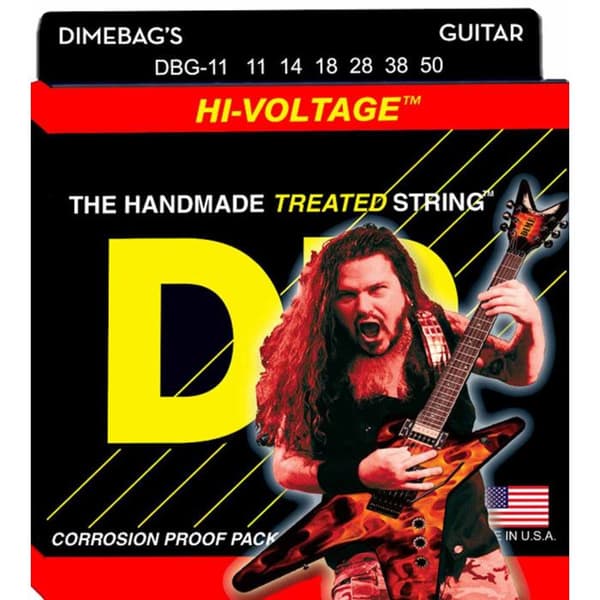 Spel av strängar elgitarr DR DimeBag Darell Extra Heavy DBG11 11-50