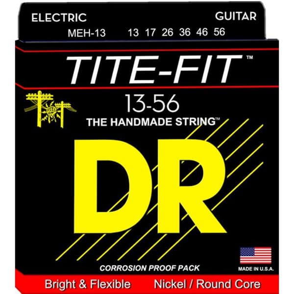 Elgitarrsträngar DR Tite Fit Mega Heavy MEH13