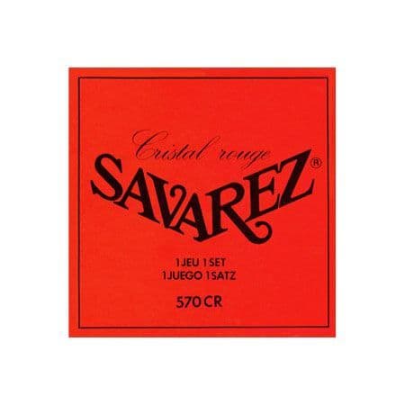 Gitarrsträngar - SAVAREZ - 570CR - Röd kristall - Normal gauge - Klassiska gitarrer