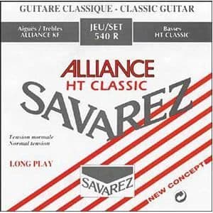 Gitarrsträngar - SAVAREZ - 540R - Idealisk för klassisk och jazz - Lämplig för vuxna - Hög kvalitet