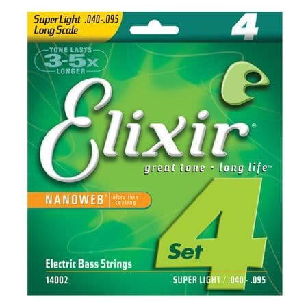 Elbassträngar - ELIXIR - 14002 - Nanoweb - Extraljus - Gauge 40-60-75-95