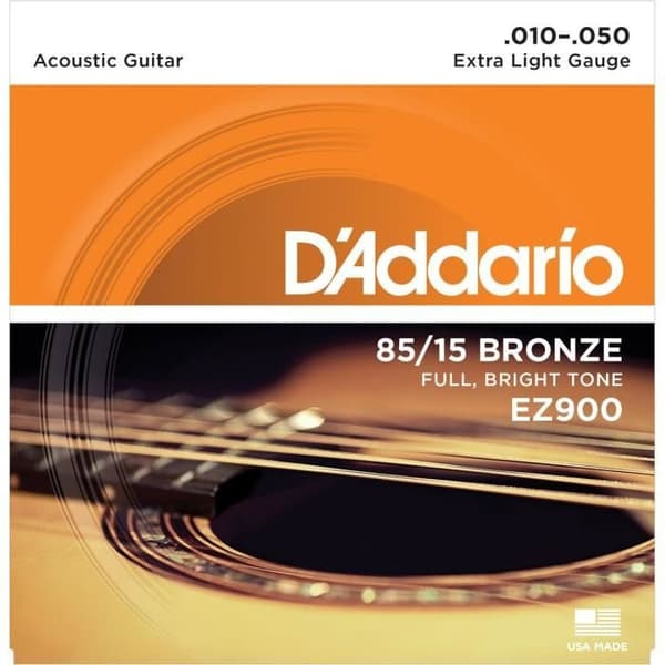 DADDARIO EZ900 85/15 akustisk gitarr strängsats