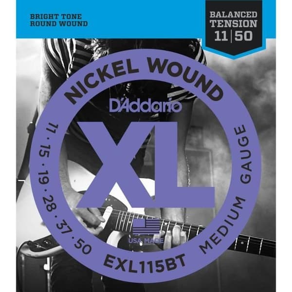 DADDARIO EXL115BT Nickel elgitarrsträngar - BT Medium - 11-15-19-28-37-50