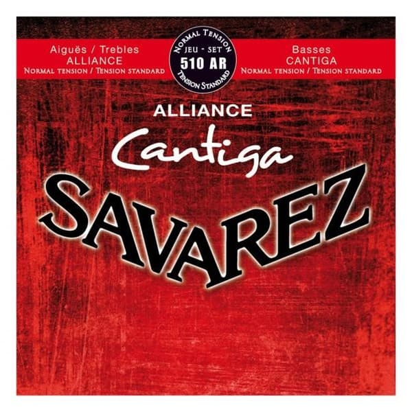 Strängspel för klassisk gitarr - SAVAREZ - 510AR - Alliance Cantiga - Standard spänning