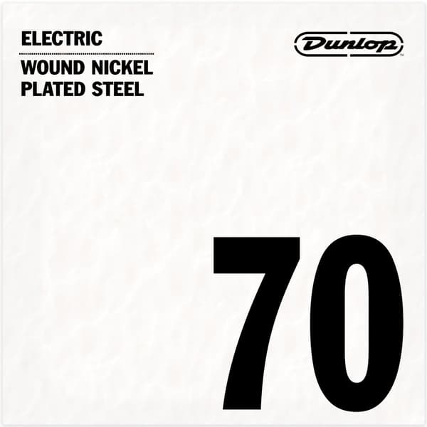 Dunlop Nickelpläterad Elgitarr Enkelsträngad .070 DEN70